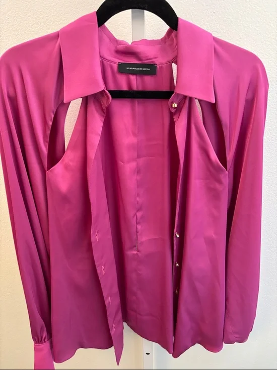 Les Bourdelles Des Garçons Size 44 Cutout Top/Lounge Wear, Made in Italy, New - Picture 5 of 16